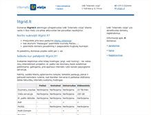 Tablet Screenshot of litgrid.lt